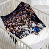 Colorado Avalanche Hockey Team Flannel Fleece Throw Blanket